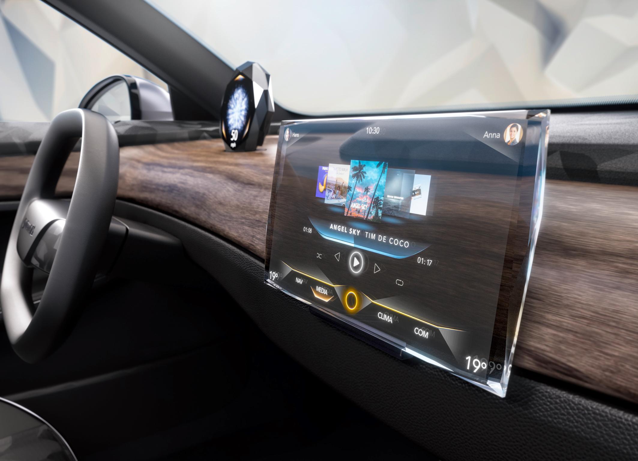 Continental Debuts World's First Automotive Display Embedded in ...
