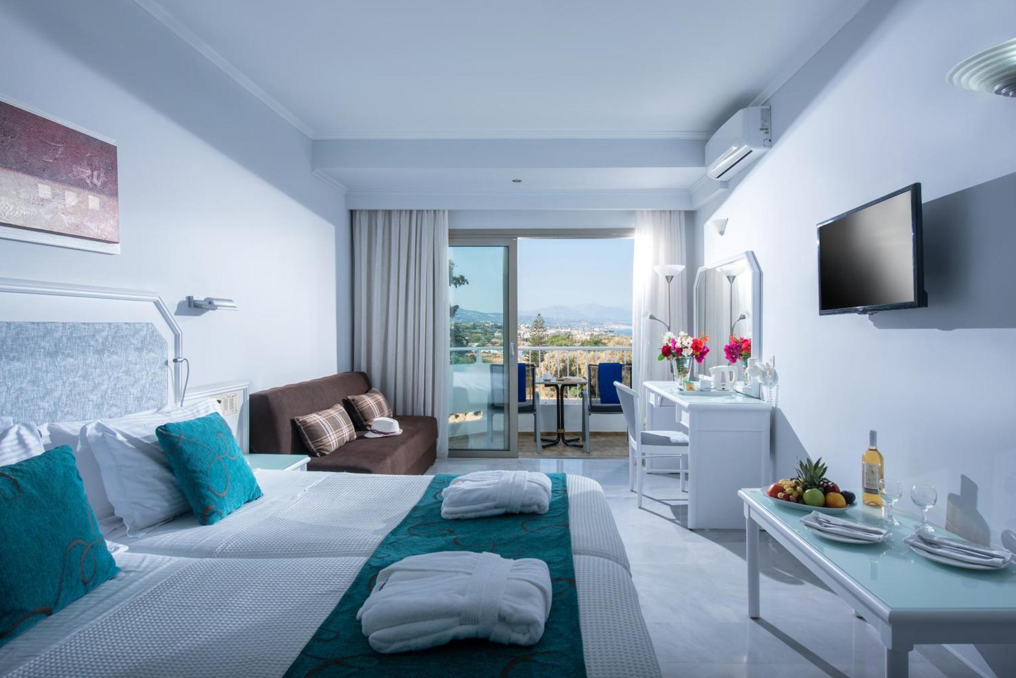 Chambre Double Deluxe avec Jacuzzi (2 Adultes + 1 Enfant) - Vue sur Mer