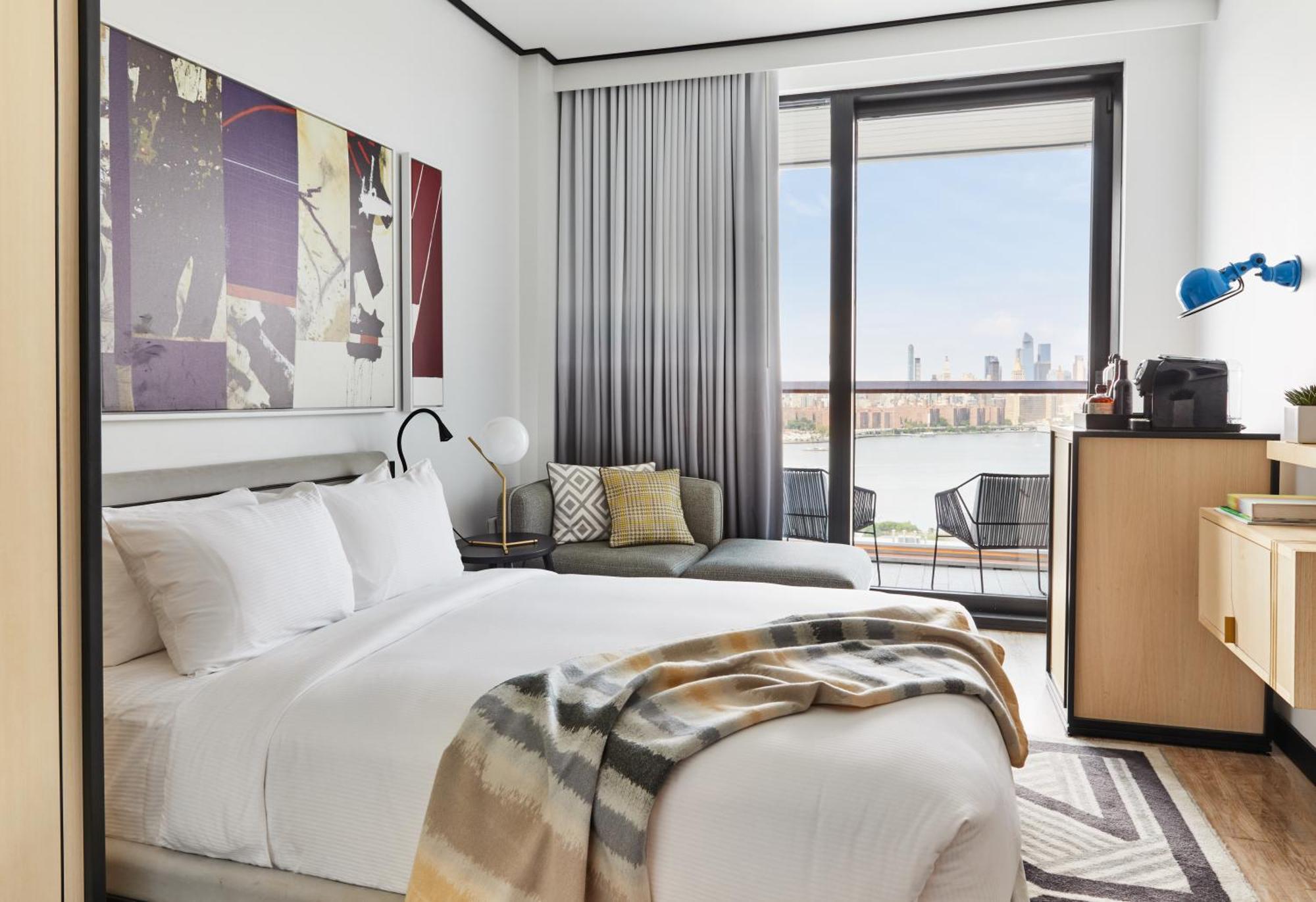 Habitación Gotham con balcón - 1 cama grande