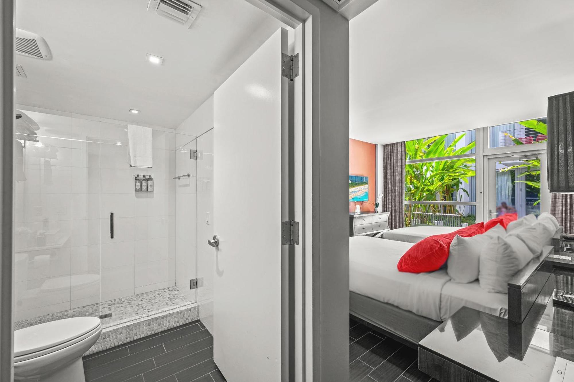 Quarto Duplo Deluxe com Vista do Jardim