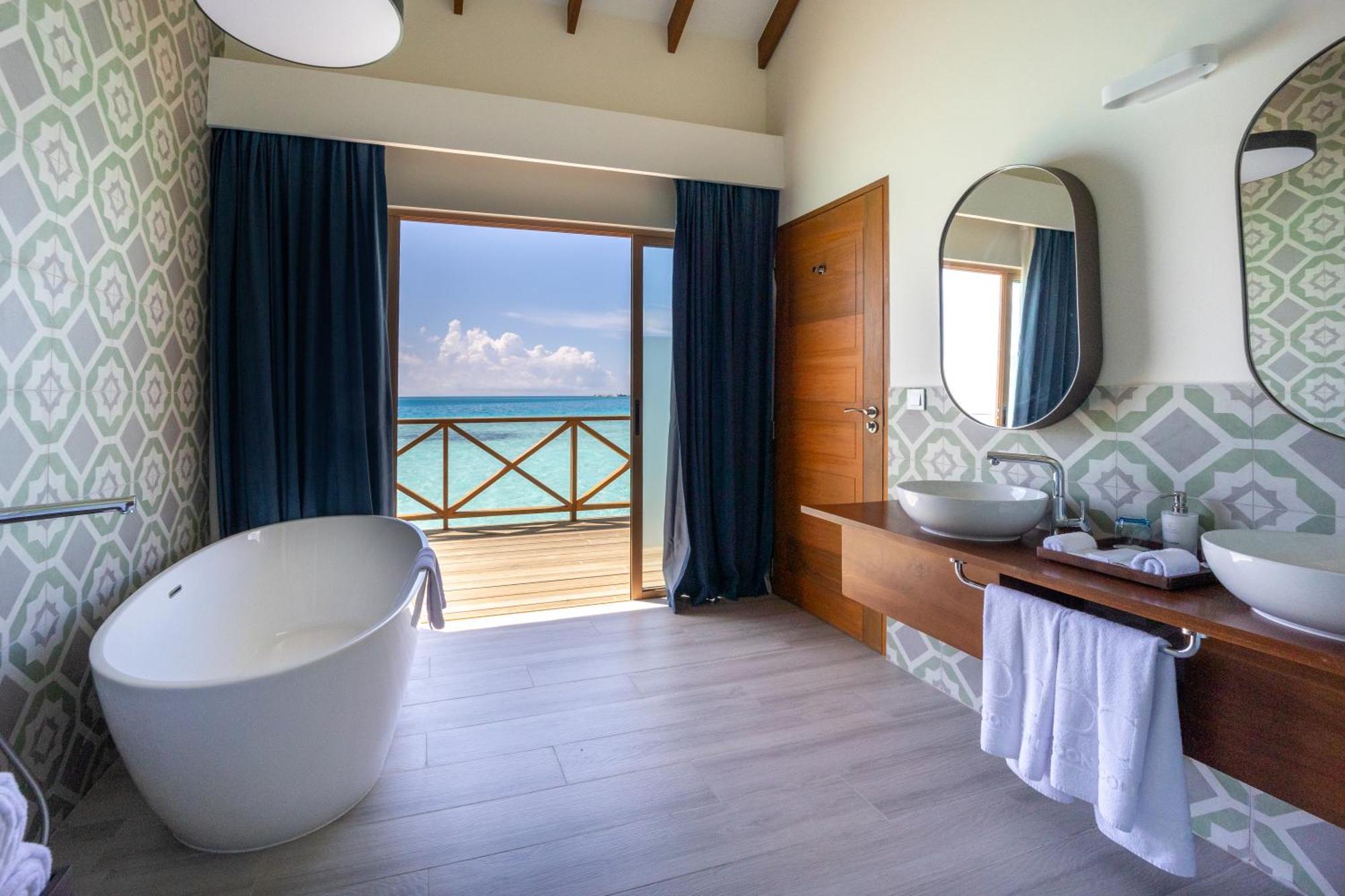 Lagunensuite mit Blick auf den Sonnenuntergang