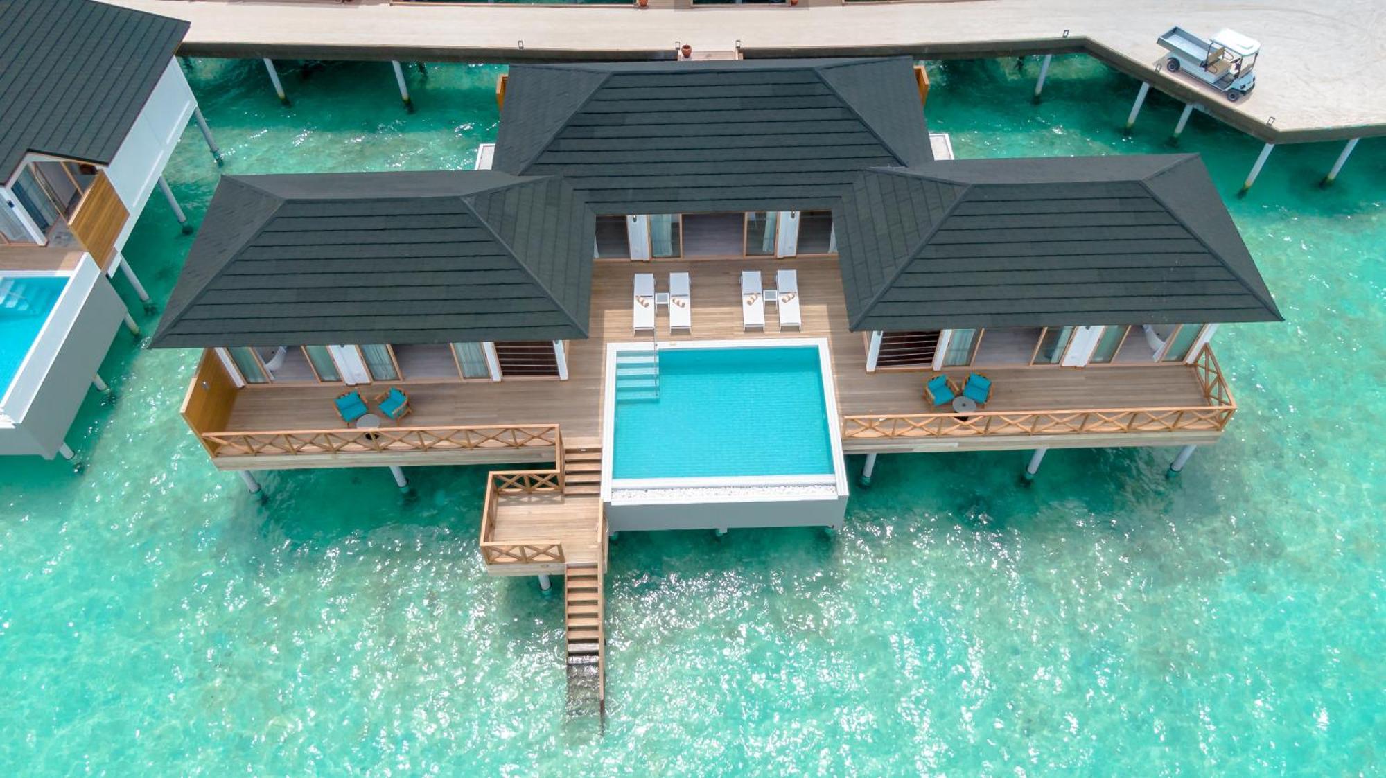 Lagunenresidenz mit 2 Schlafzimmern und privatem Pool
