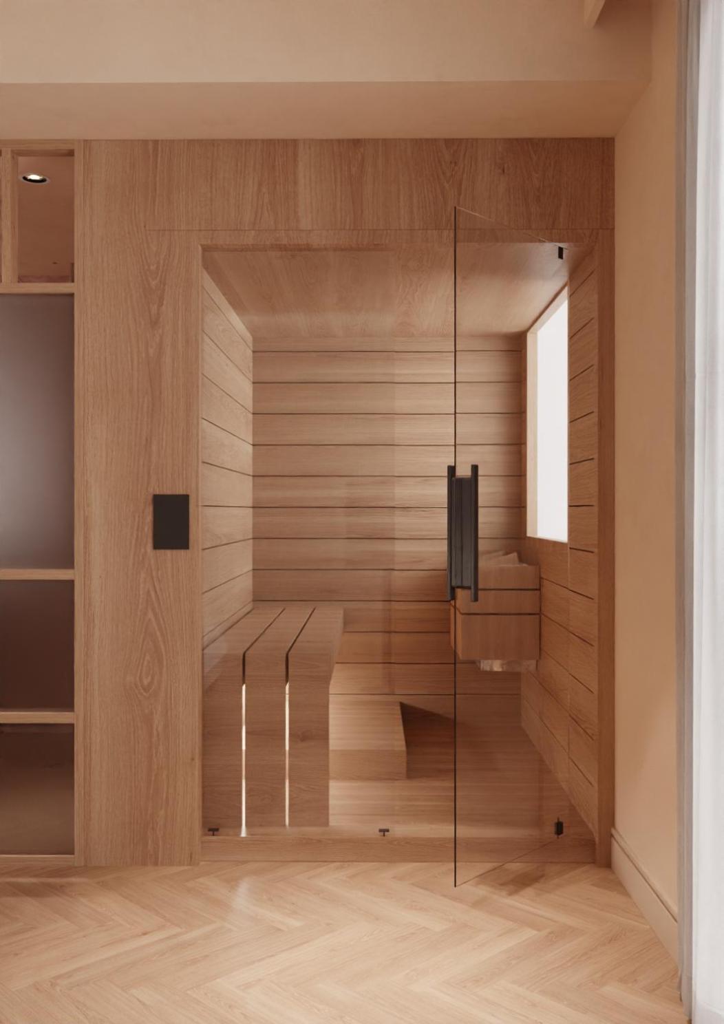 Suite mit Sauna und Meerblick