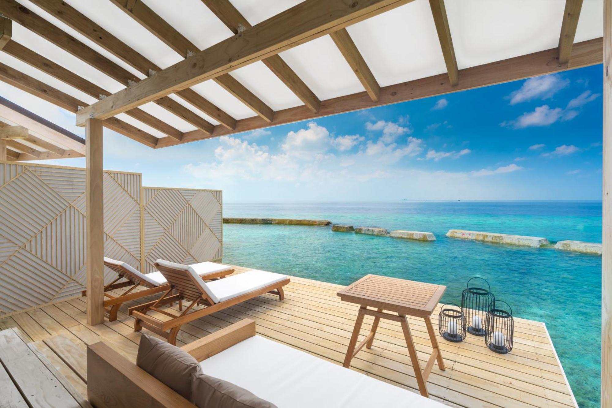 Water Bungalow speedboat transfers 1 up to 2 guests stays valid to 31 Oct 2027 Spa & F&B