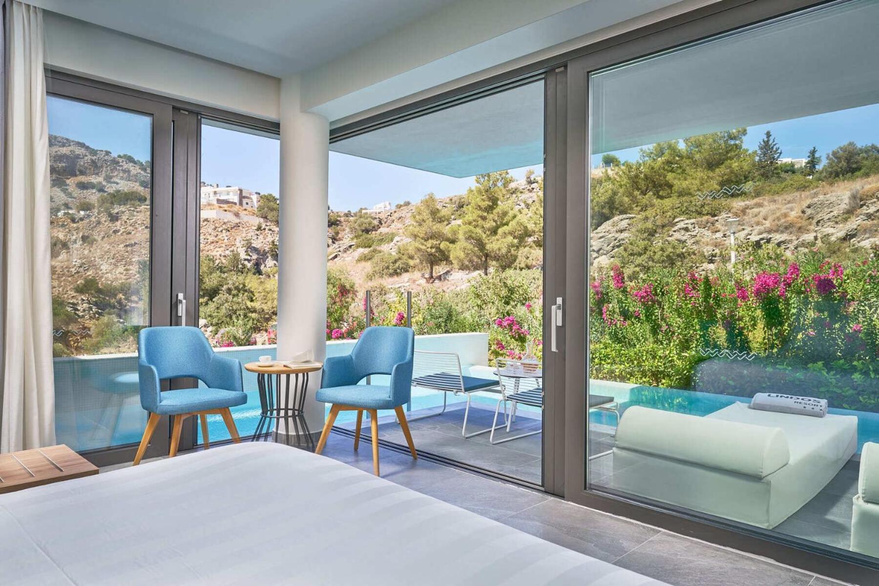 Deluxe Double Room Private Pool & Inland View