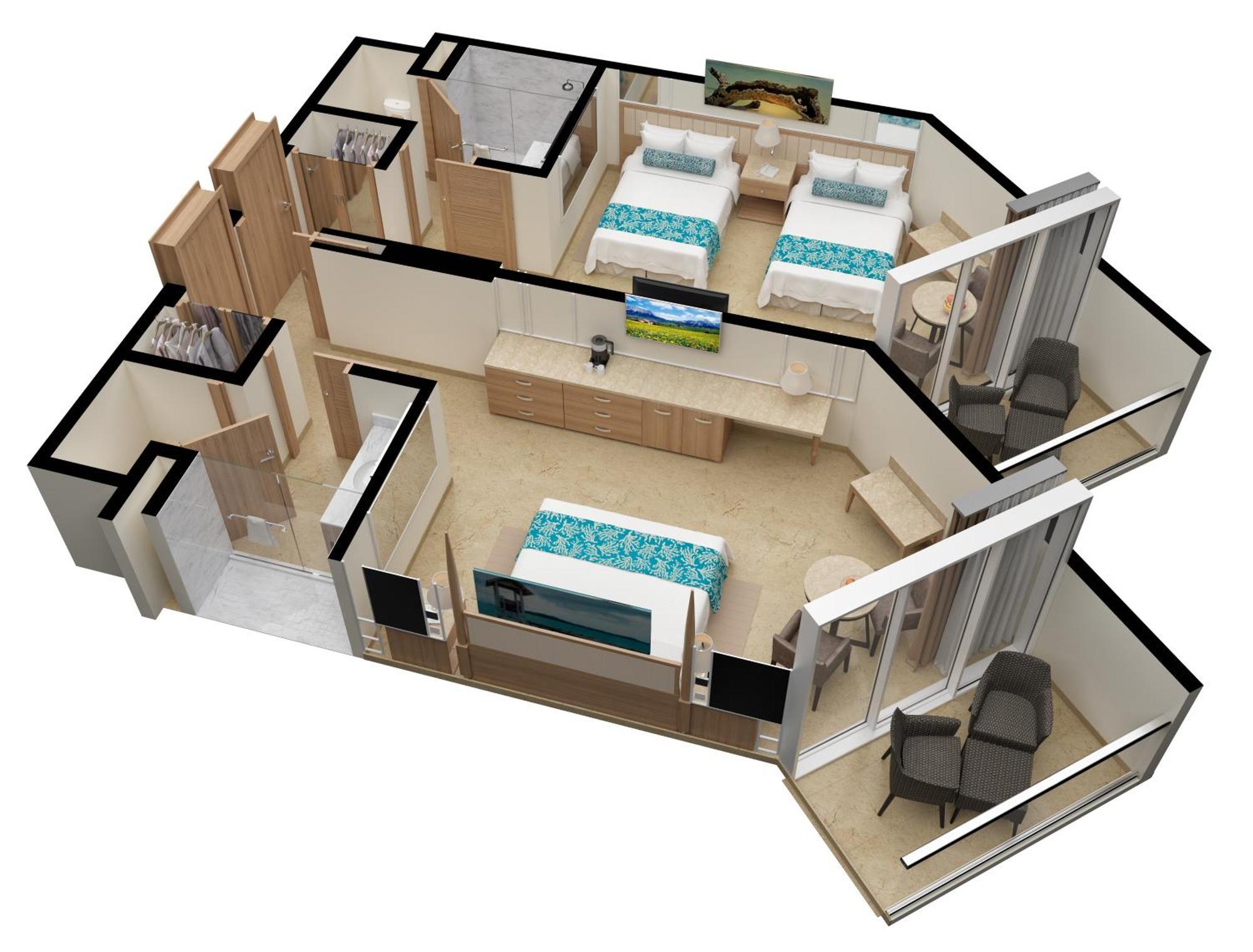 Superior Family Partial Ocean View Kids & Teens