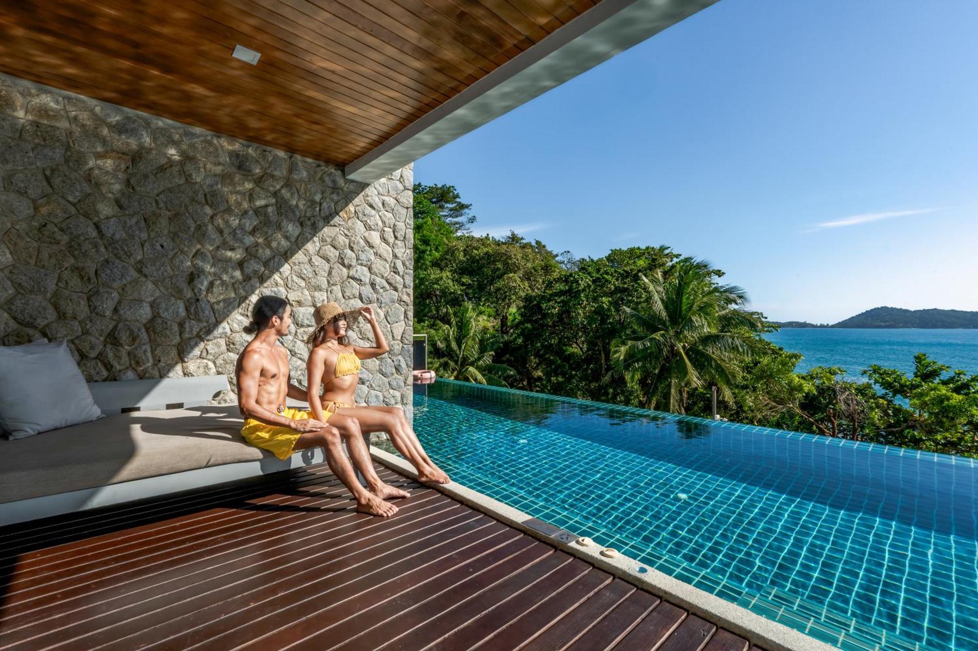 Deluxe Unterkunft mit Meerblick und Zugang zum Pool