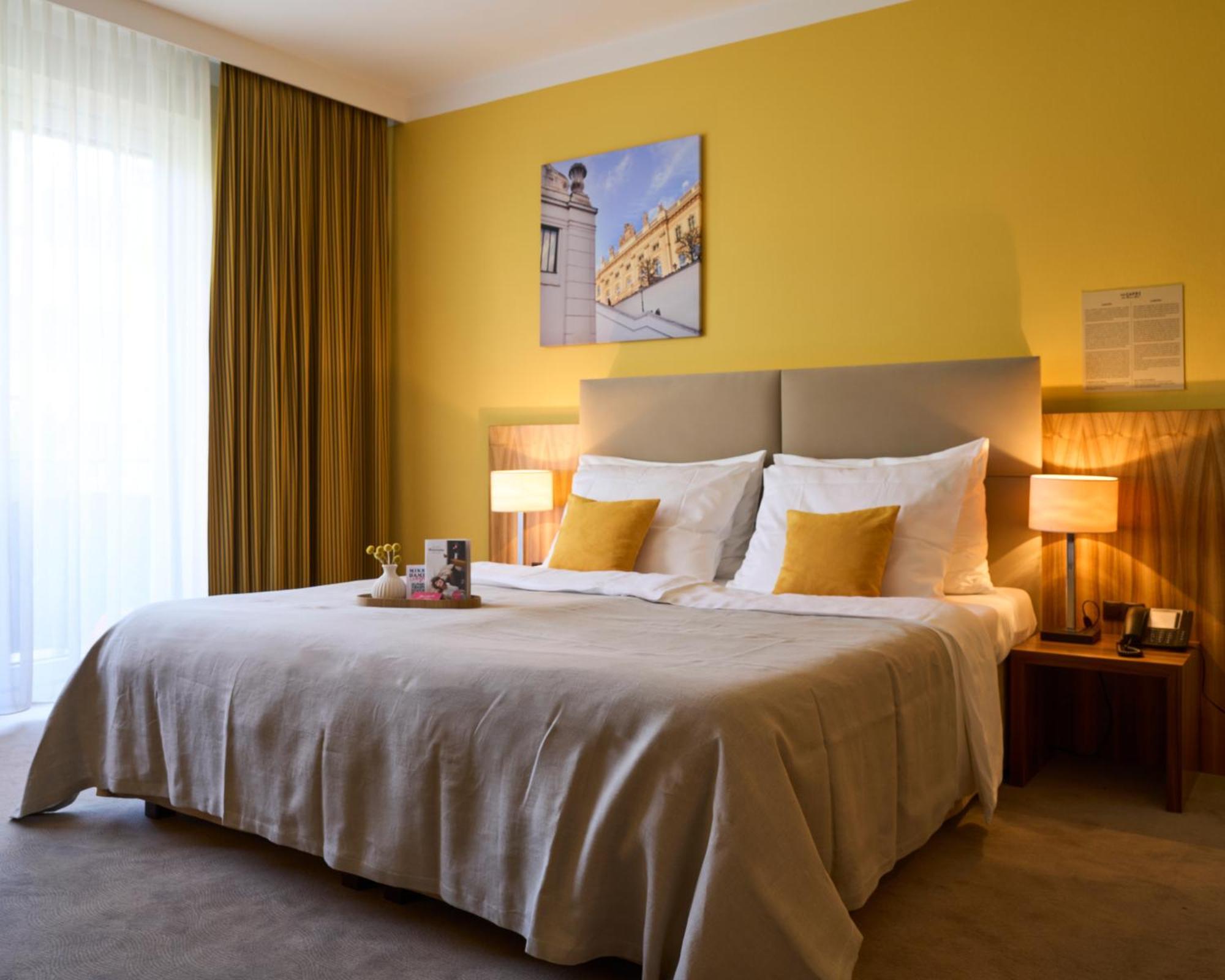 Chambre double Deluxe avec balcon - Vue sur cour