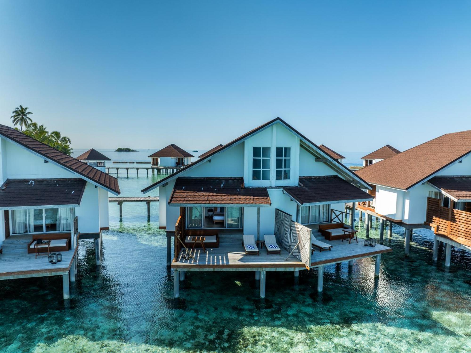 Water Bungalow speedboat transfers 1 up to 2 guests stays valid to 31 Oct 2027 Spa & F&B