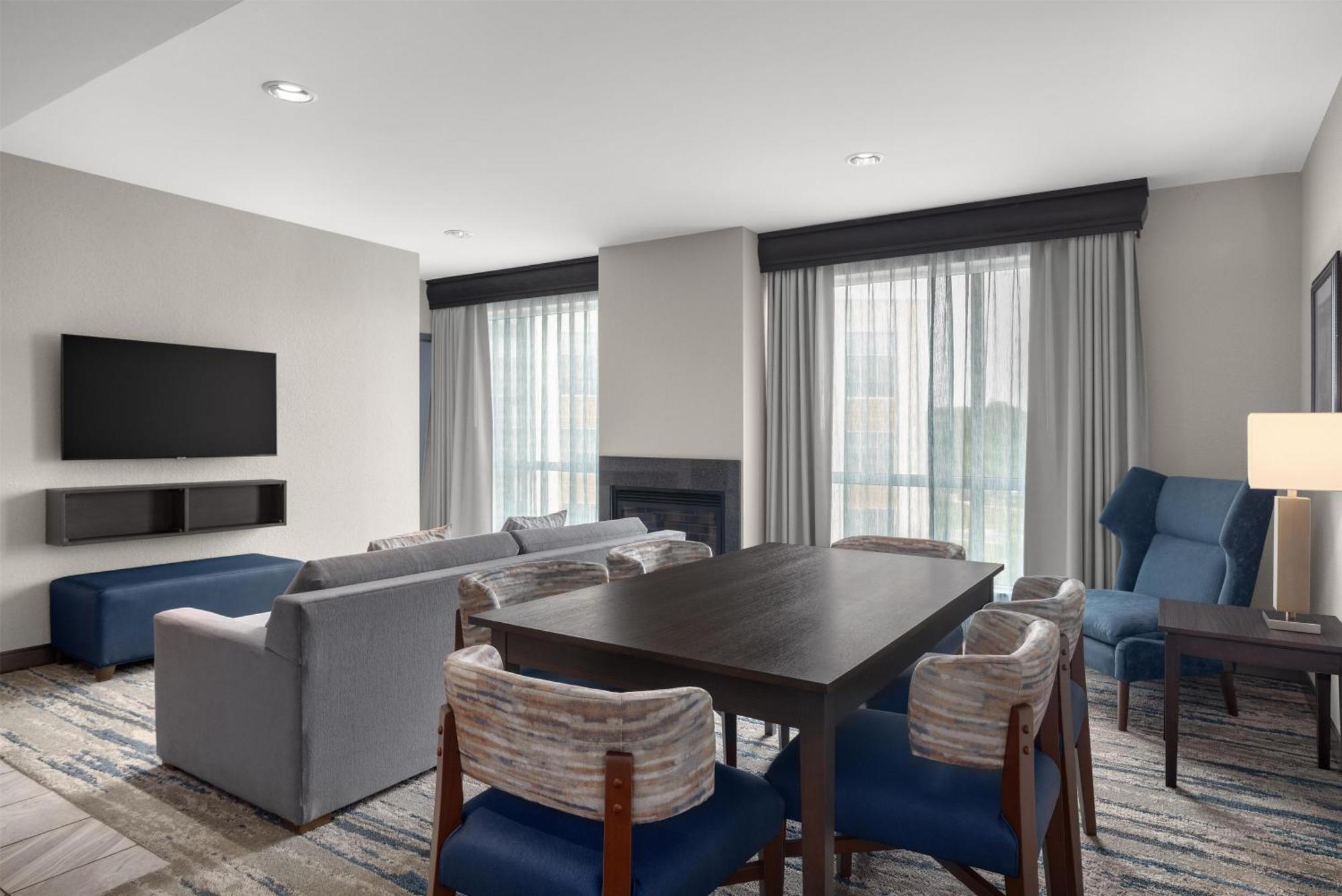 Two-Room King Suite with Fireplace