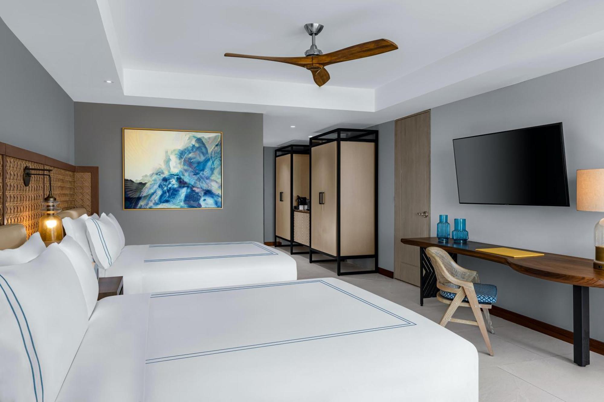 Chambre avec 2 Lits Queen-Size - Vue sur Océan