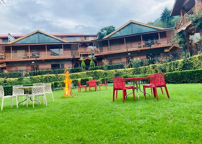 6Th Element Cottage, Manali - Top Rated ! Most Awarded ! Luxury Rooms With Balcony ! Mountain & River View