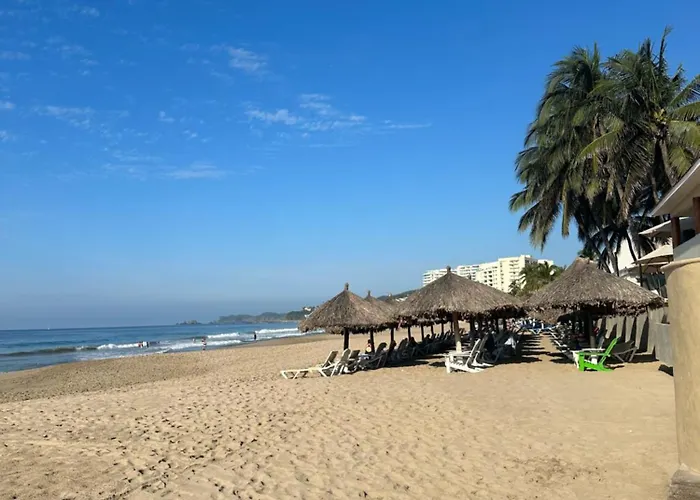 Hab Pta B Area De Villas Dentro Del Hotel Junto Al Krystal En Ixtapa Wifi 2A 1M Con Playa (Adults Only)