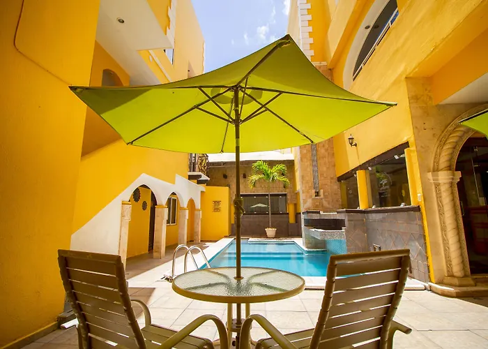 Beach hotel: Suites Flamboyanes