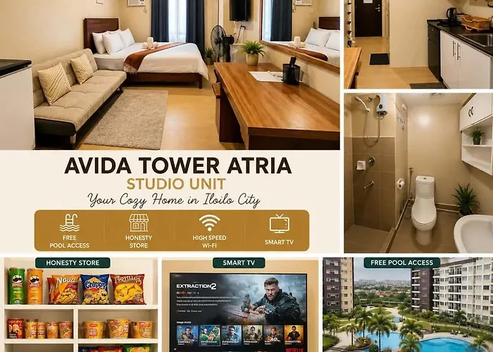 208 Tower 3 Avida Atria Iloilo Comfy Cozy Central