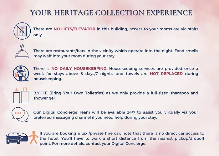 Сity center hotels Heritage Collection On Boat Quay - Quayside Wing - Mobile App Check-In